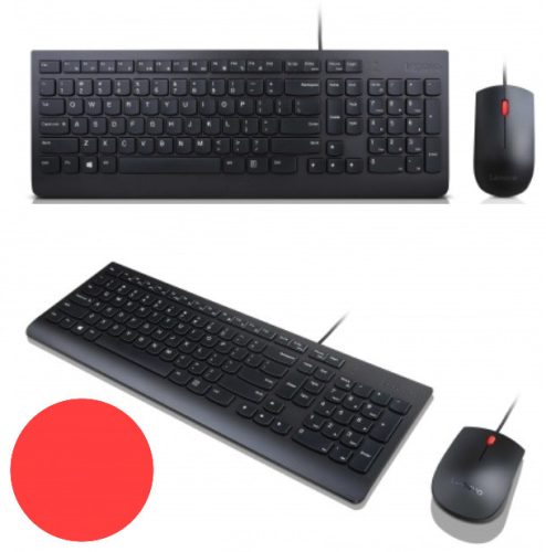 Lenovo Essential Wired Keyboard and Mouse Combo - Hungarian